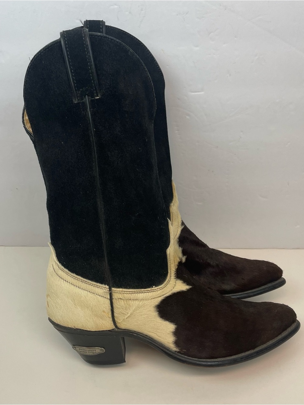 Code West Cow Fur Hair Cowboy Boots Women’s size 8.5  USA - Picture 4 of 9